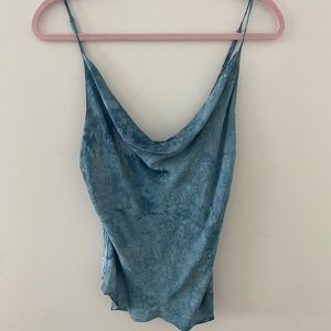 BLUE LIFE Cowl Neck Tank Top